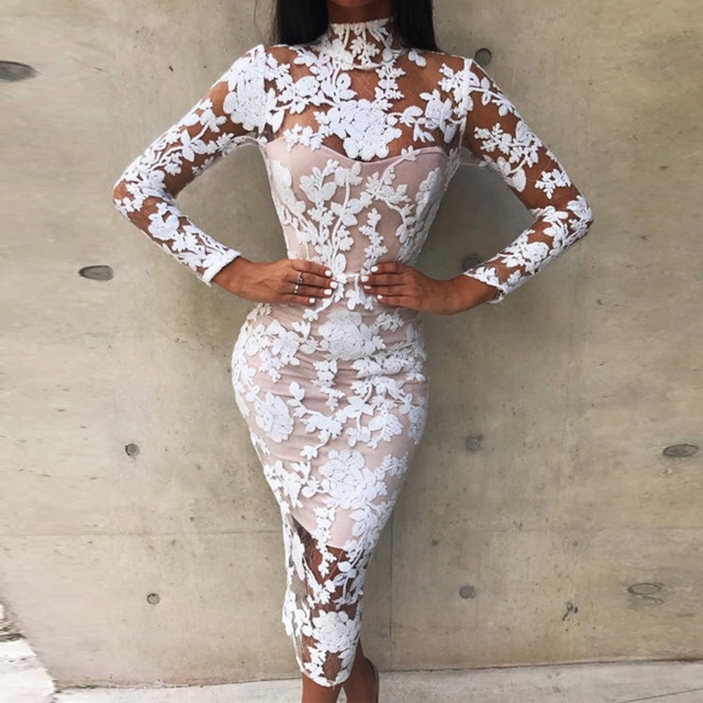 lace bandage dress